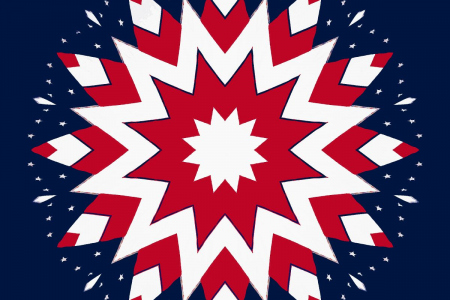 US Flag Kaleidoscope