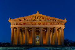 Blue Hour At The Parthenon